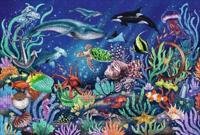 Ravensburger houten puzzel onder de zee, 500st. - thumbnail