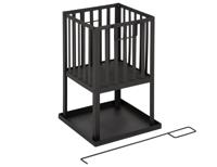 Stalen Vuurkorf vierkant 32 x 32 cm - thumbnail