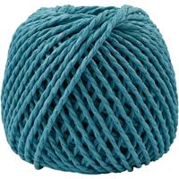 Creativ Company Papier garen, dikte 2,5-3 mm, turquoise, 150 gr, 40 m/ 1 bol - thumbnail
