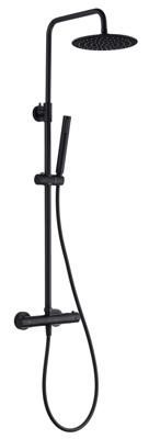 SaniGoods Amor mat zwarte regendouche stortdouche 20cm SaniGoods Amor mat zwarte regendouche stortdouche 20cm