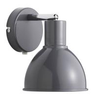 Wandlamp antraciet Nordlux 'Pop' leeslamp E27 fitting 15 cm - thumbnail