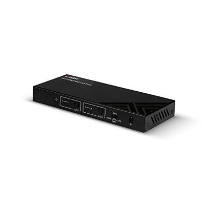 LINDY 2x2 HDMI 18G Matrix Switch 2 + 2 poorten HDMI-Matrix-switch 4096 x 2160 Pixel Zwart