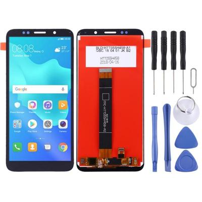LCD-scherm en digitizer volledige montage voor Huawei Y5 Prime (2018) (zwart)