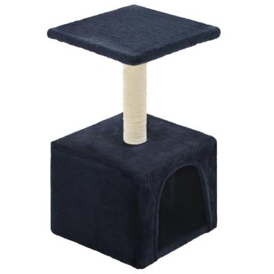 VidaXL Kattenkrabpaal met sisal krabpaal 55 cm donkerblauw