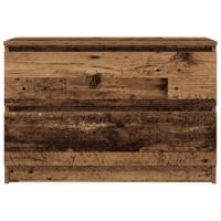 Tv-meubel 80x35x54 cm spaanplaat oud hout - thumbnail