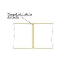 Huismerk 2000D labels 100x150mm 500 etiketten per rol - thumbnail