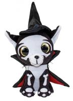 Lumo Stars knuffel Lumo Cat Spooky Classic 15 cm zwart/wit - thumbnail