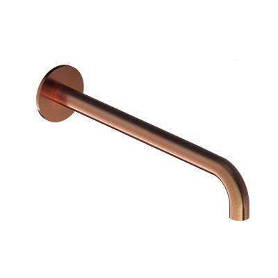 Wastafelkraan Uitloop Hotbath Cobber Rond 25 cm Geborsteld Koper PVD Wastafelkraan Uitloop Hotbath Cobber Rond 25 cm Geborsteld Koper PVD