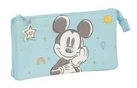 Pennenetui met 3 vakken Mickey Mouse Clubhouse Baby Licht Blauw 22 x 12 x 3 cm - thumbnail