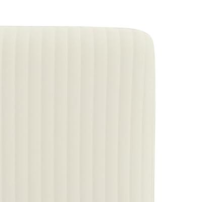 Eetkamerstoelen 2 st fluweel crmekleurig Eetkamerstoelen 2 st fluweel crmekleurig