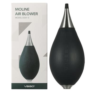 VSGO DDA-3 Moline luchtblazer en stoffrees voor het reinigen van cameralens, sensor, beeldscherm en andere elektronische apparaten, blauw