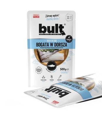 BULT Rich in cod - natvoer voor honden - 500g