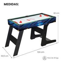 Multi-spel tafel Opvouwbaar 4-in-1 115,5 x 63 x 16,8 cm Hout MDF - thumbnail