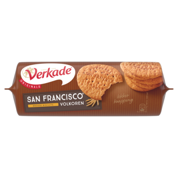 Verkade San Francisco koekjes volkoren, pak van 250 gram