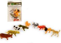 Wilde dieren 5cm 10 stuks in zak - thumbnail