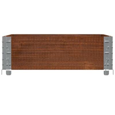 VidaXL Plantenbak 80x60 cm massief grenenhout bruin