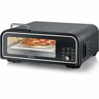 Severin Serico Pizzaoven Elektrisch Met display, Met pizzasteen, Timerfunctie Zwart - thumbnail