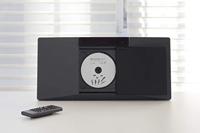 Pioneer X-SMC02(B) CD-microinstallatie (afspelen van audio CD/CD-R/CD-RW/MP3, 2 x 10 Watt uitgangsvermogen, Bluetooth, USB, FM (RDS) radio, wandmontage mogelijk, slim design), zwart - thumbnail