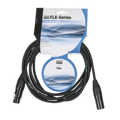 DAP FLX01 gebalanceerde XLR kabel met X-type pluggen 10m