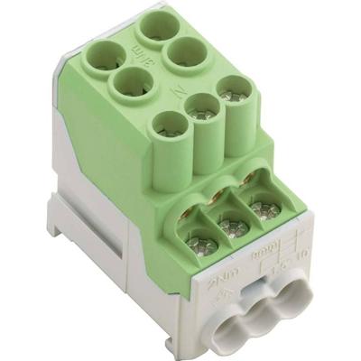 Weidmüller 1561930000 Verdeler-serieklem Schroeven Groen 3 stuk(s)