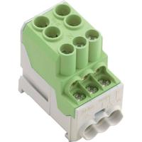 Weidmüller 1561930000 Verdeler-serieklem Schroeven Groen 3 stuk(s) - thumbnail