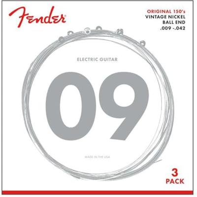 Fender 150L Original 150's Vintage Nickel Ball End 3-pack snaren voor elektrische gitaar
