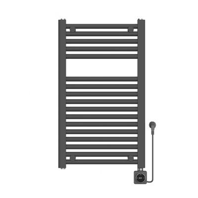 Elektrische Radiator BWS Lara 76.6x45 Cm Smart Wifi Gunmetal PVD Elektrische Radiator BWS Lara 76.6x45 Cm Smart Wifi Gunmetal PVD
