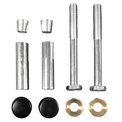 Wiesbaden schroevenset voor supportbeugels mat zwart