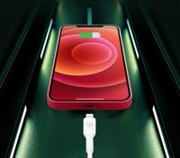 Manhattan USB-kabel USB-C stekker, Apple Lightning stekker 1.00 m Wit 394512 - thumbnail