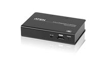 ATEN 2-Poorts DisplayPort Splitter Zwart - thumbnail