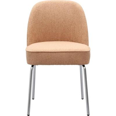 Eetkamerstoel Vogue Gear Powder met chromen poten Eetkamerstoel Vogue Gear Powder met chromen poten