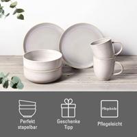 Villeroy & Boch Crafted Cotton Ontbijtset 6 delig 2 pers - thumbnail