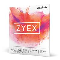 D'Addario DZ410 SM Zyex Viola String Set Short Scale, Medium Tension altviool snarenset korte schaal - thumbnail
