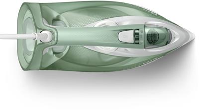 Philips 7000 series DST7012/70 strijkijzer Stoomstrijkijzer SteamGlide Plus-zoolplaat 2600 W Groen, Grijs
