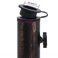 VidaXL Parasolvoet 12 kg 49 cm gietijzer bronskleurig - thumbnail