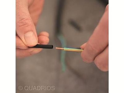 Quadrios 22CA143 Krimpkous assortiment Zwart, Rood, Geel, Blauw, Groen, Transparant Krimpverhouding:3:1 1 set(s)