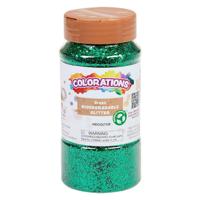 Colorations - biologische afbreekbare glitter - groen, 113 gram - thumbnail