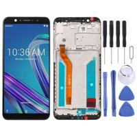 LCD-scherm en digitizer volledige montage met frame voor ASUS ZenFone Max Pro (M1) ZB601KL ZB602KL (zwart) - thumbnail
