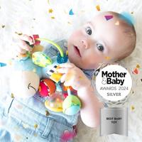 Playgro Paarden rammelaar blauw - thumbnail