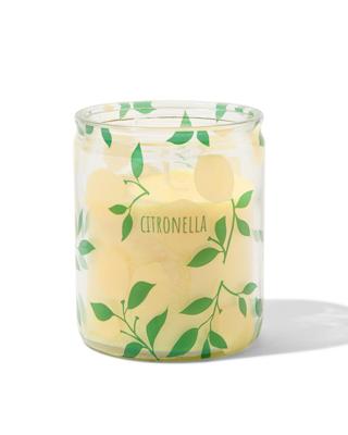 HEMA Citronella geurkaars in glas met Ø6.5x8