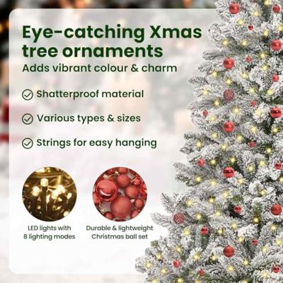 Kunstkerstboom met 300 LED Groen en Wit 270 cm PVC en Metaal