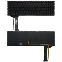 ONS toetsenbord met achtergrondverlichting voor ASUS GL551 GL551J GL551JK GL551JM GL551JW GL551JX G552 G552V G552VW G552VX FZ50JX GL752VW GL742VW (zwa - thumbnail