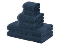 LIVARNO Set handdoeken (Donkerblauw) - thumbnail
