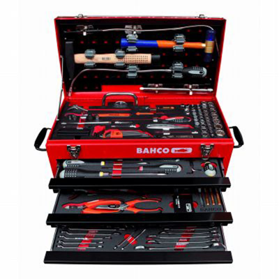 Bahco metalen koffer + inlays gevuld | 1483KHD3RB-FF2