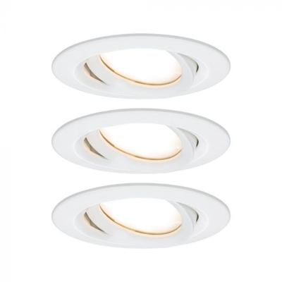 Paulmann Inbouwlamp voor badkamer Set van 3 stuks 18 W Wit (mat) Paulmann Inbouwlamp voor badkamer Set van 3 stuks 18 W Wit (mat)