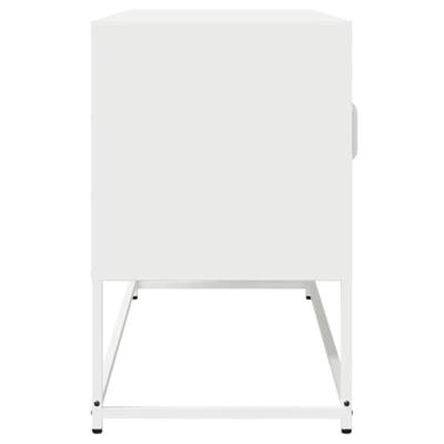 Tv-meubel 100,5x39x60,5 cm koudgewalst staal wit