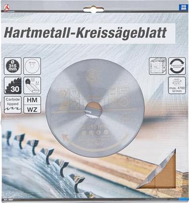 Zaagblad 315 mm., 30 tanden