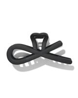 HEMA Haarklem 11cm strik mat zwart - thumbnail