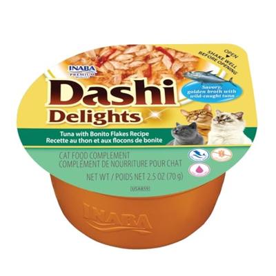INABA Dashi Delights Tuna with bonito recipe - nat kattenvoer - 70g