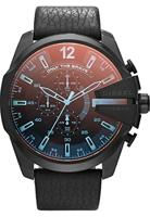 Diesel Mega Chief chronograaf zwarte wijzerplaat Heren horloge DZ4323 - thumbnail
